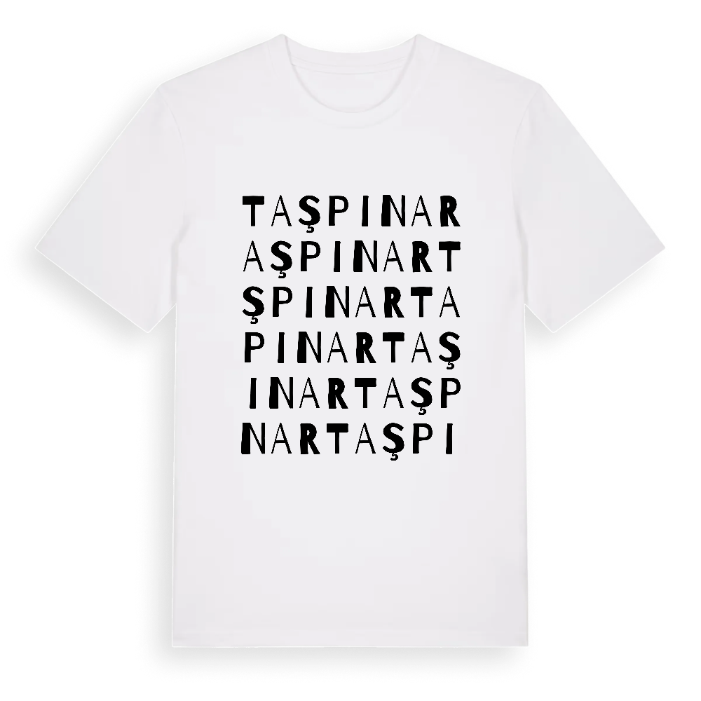 Taşpınar ordlek t-shirt – White, i miljö