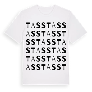 Tass ordlek t-shirt – ekologisk bomull t-shirt från Pinshirt