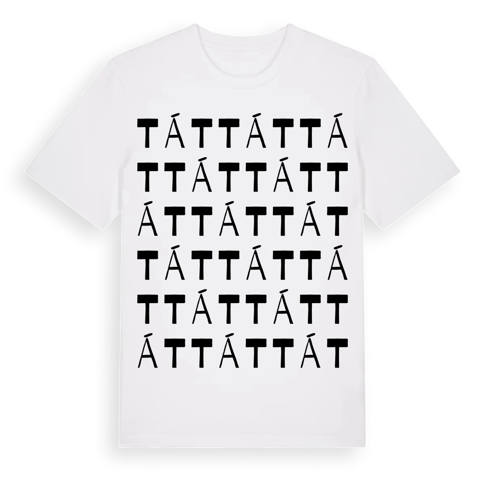 Tát ordlek t-shirt – White, i miljö