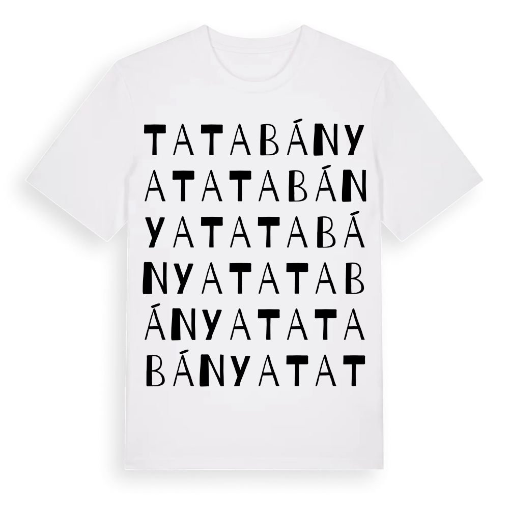 Tatabánya ordlek t-shirt – White, i miljö