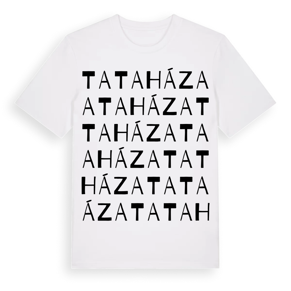 Tataháza ordlek t-shirt – White, i miljö