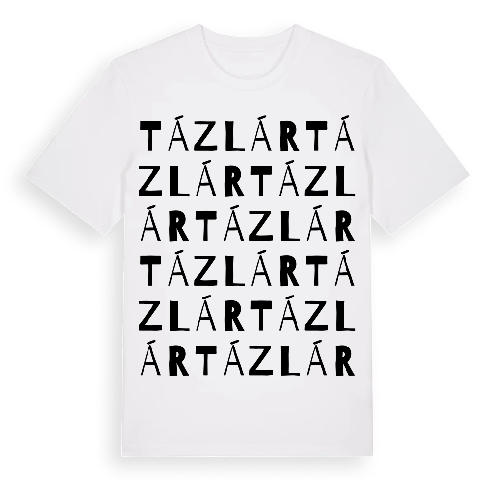 Tázlár ordlek t-shirt – White, i miljö