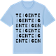 Blue Soul t-shirt med Teigen ordlek t-shirt