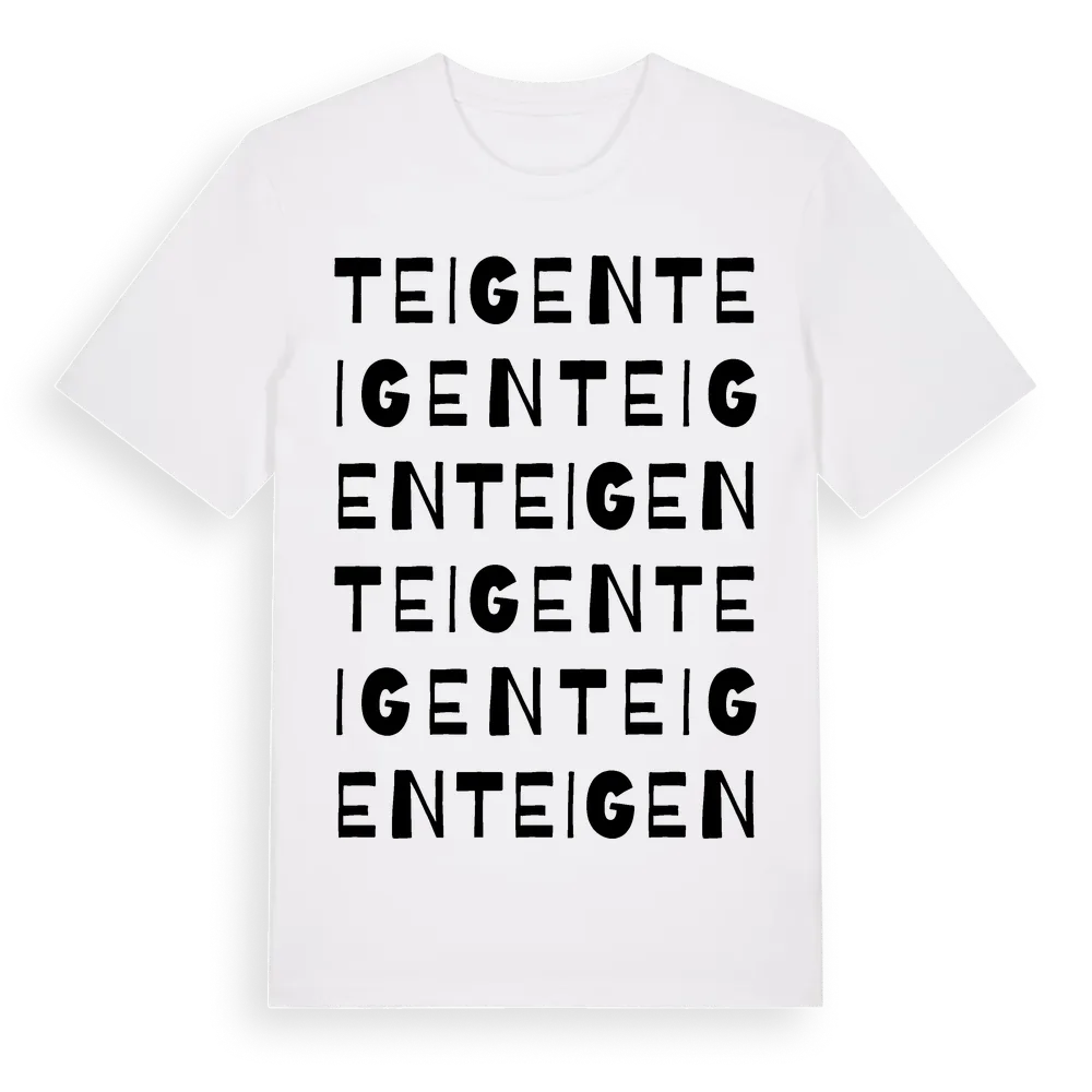 Teigen ordlek t-shirt i miljö