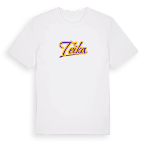 Teika baseball t-shirt – ekologisk bomull t-shirt från Pinshirt