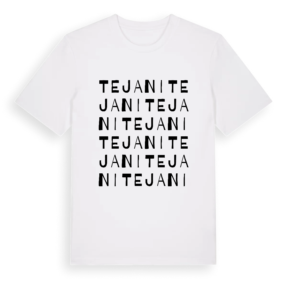 Tejani ordlek t-shirt – White, i miljö