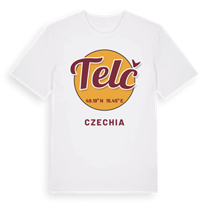 Telč cirkel t-shirt – ekologisk bomull t-shirt från Pinshirt