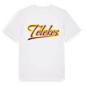 Telekes baseball t-shirt – ekologisk bomull t-shirt från Pinshirt