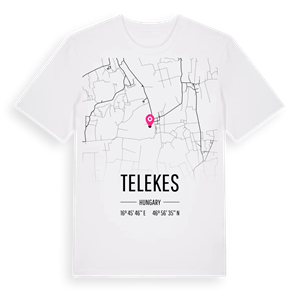 Telekes karta t-shirt – ekologisk bomull t-shirt från Pinshirt