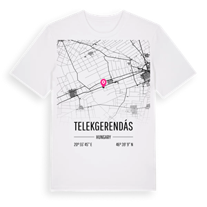 Telekgerendás karta t-shirt – ekologisk bomull t-shirt från Pinshirt