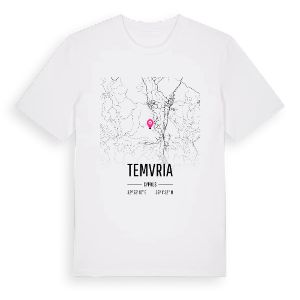 Temvria karta t-shirt – ekologisk bomull t-shirt från Pinshirt
