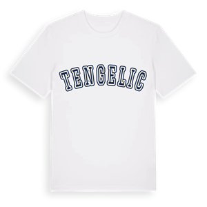 Tengelic college t-shirt – ekologisk bomull t-shirt från Pinshirt