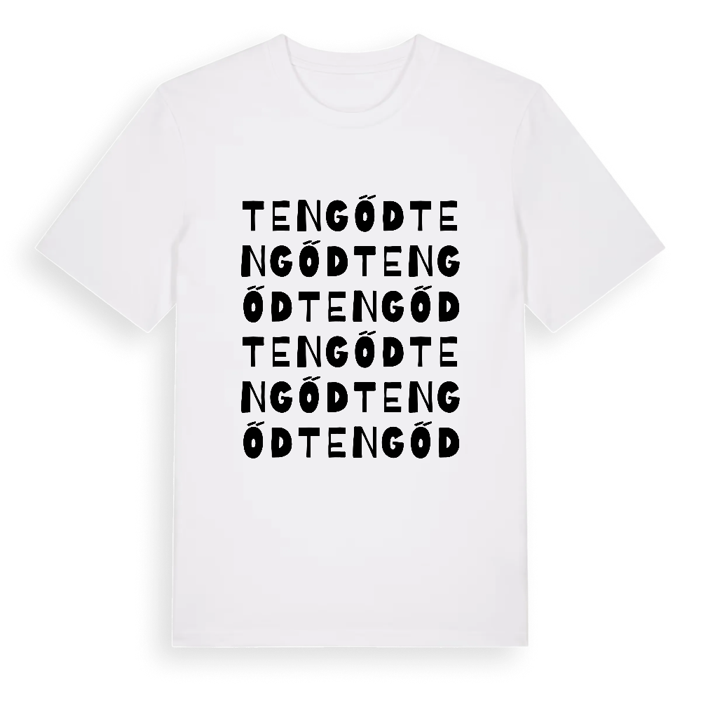 Tengőd ordlek t-shirt – White, i miljö