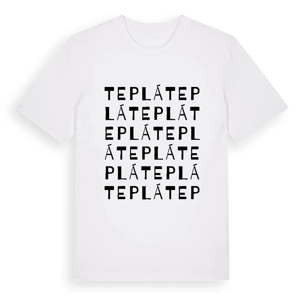 Teplá ordlek t-shirt – White, i miljö
