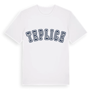 Teplice college t-shirt – ekologisk bomull t-shirt från Pinshirt