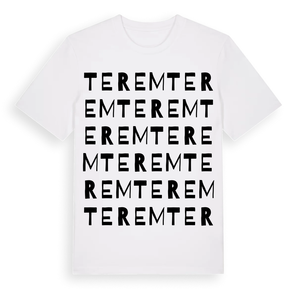 Terem ordlek t-shirt – White, i miljö