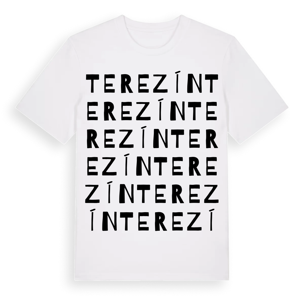 Terezín ordlek t-shirt – White, i miljö