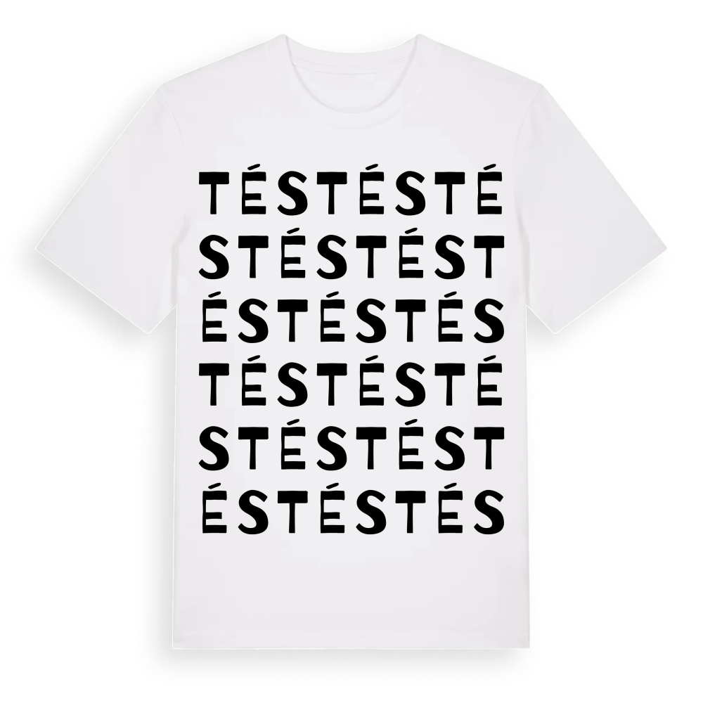 Tés ordlek t-shirt – White, i miljö