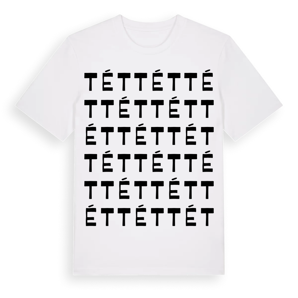 Tét ordlek t-shirt – White, i miljö
