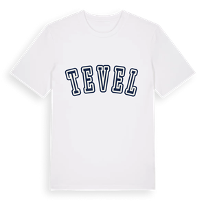 Tevel college t-shirt – ekologisk bomull t-shirt från Pinshirt