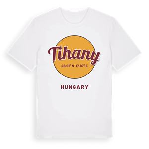 Tihany cirkel t-shirt – ekologisk bomull t-shirt från Pinshirt
