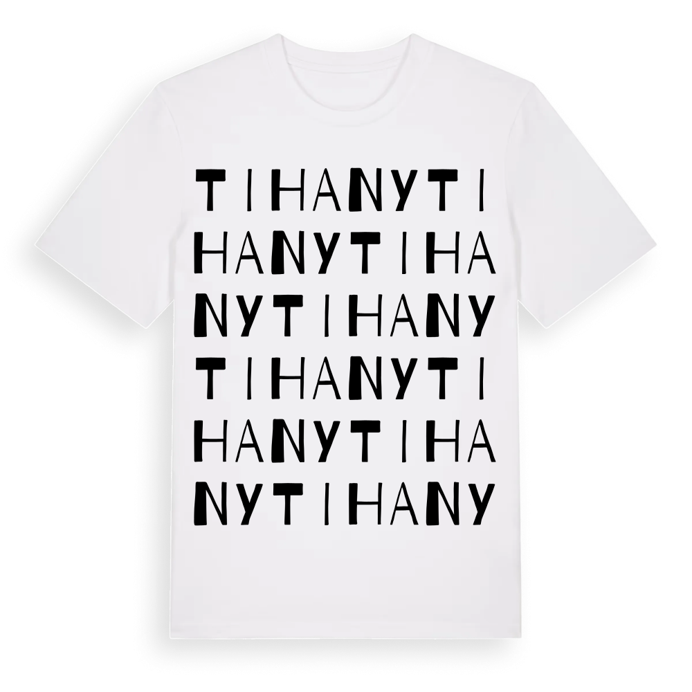 Tihany ordlek t-shirt – White, i miljö