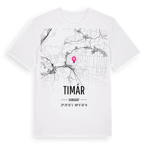 Timár karta t-shirt – ekologisk bomull t-shirt från Pinshirt