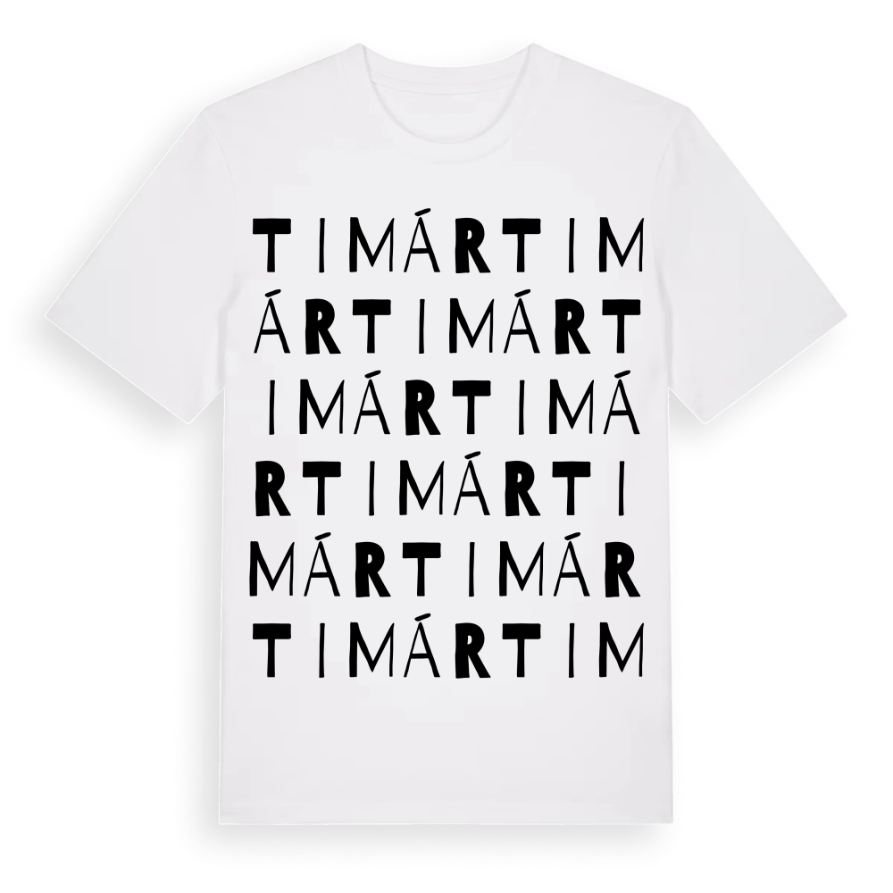 Timár ordlek t-shirt – White, i miljö