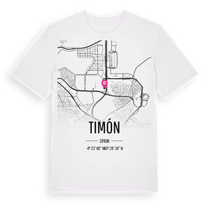 Timón karta t-shirt – ekologisk bomull t-shirt från Pinshirt