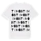 Timón ordlek t-shirt