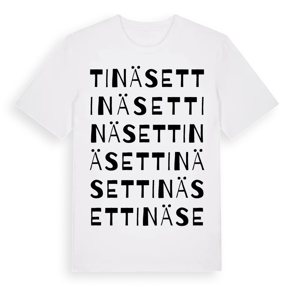 Tinäset ordlek t-shirt i miljö