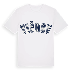 Tišnov college t-shirt – ekologisk bomull t-shirt från Pinshirt