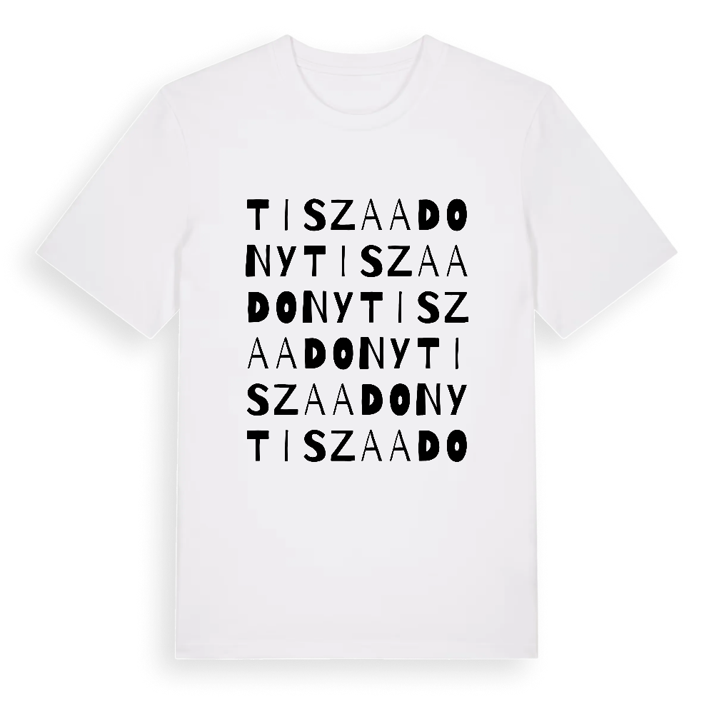 Tiszaadony ordlek t-shirt – White, i miljö