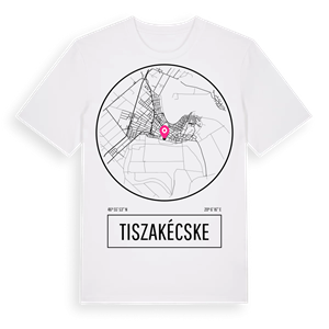 Tiszakécske t-shirt – ekologisk bomull t-shirt från Pinshirt