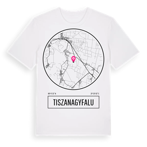 Tiszanagyfalu t-shirt – ekologisk bomull t-shirt från Pinshirt