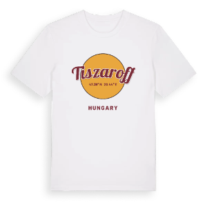Tiszaroff cirkel t-shirt – ekologisk bomull t-shirt från Pinshirt