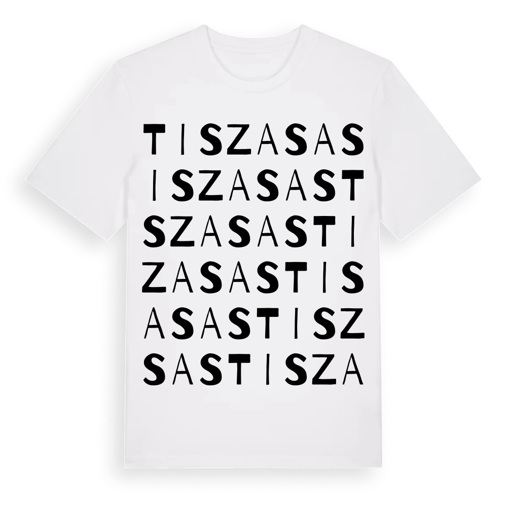 Tiszasas ordlek t-shirt – White, i miljö
