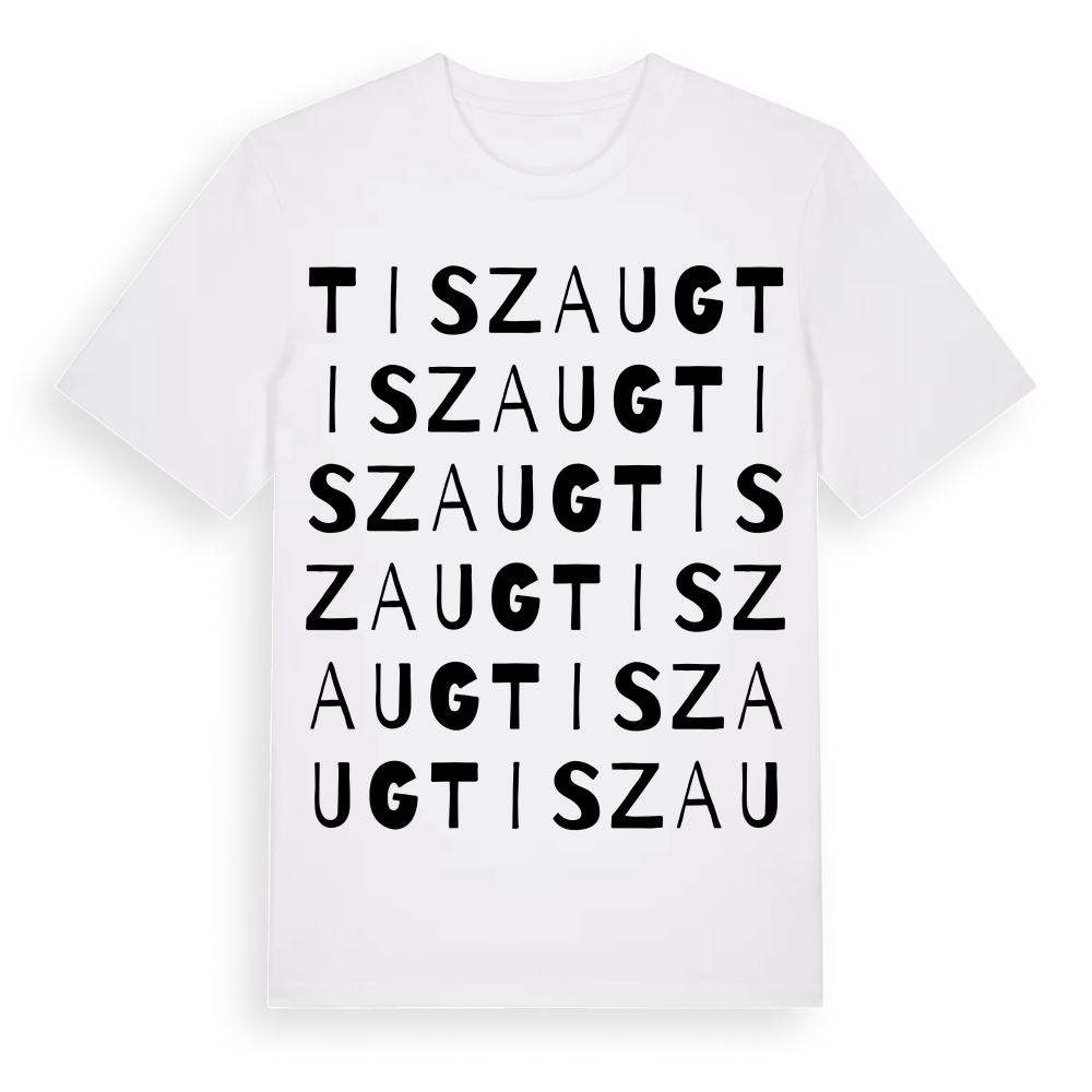 Tiszaug ordlek t-shirt – White, i miljö