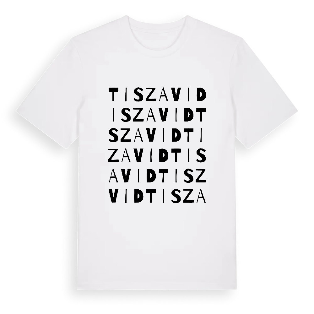 Tiszavid ordlek t-shirt – White, i miljö