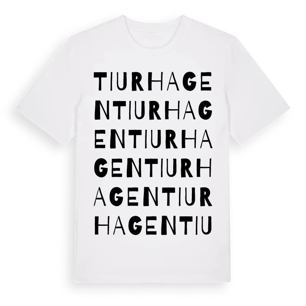 Tiurhagen ordlek t-shirt i miljö