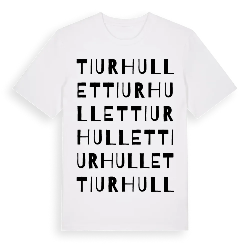 Tiurhullet ordlek t-shirt i miljö