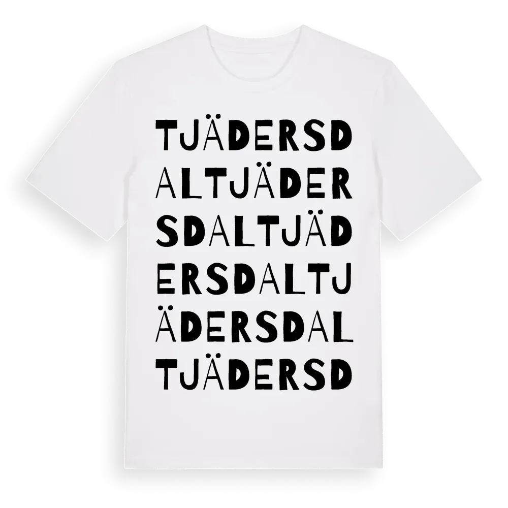 Tjädersdal ordlek t-shirt i miljö