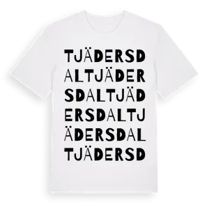 Tjädersdal ordlek t-shirt – ekologisk bomull t-shirt från Pinshirt