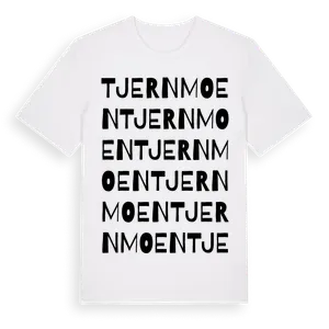 Tjernmoen ordlek t-shirt – ekologisk bomull t-shirt från Pinshirt