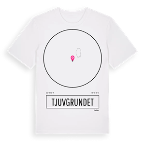 Tjuvgrundet t-shirt – ekologisk bomull t-shirt från Pinshirt