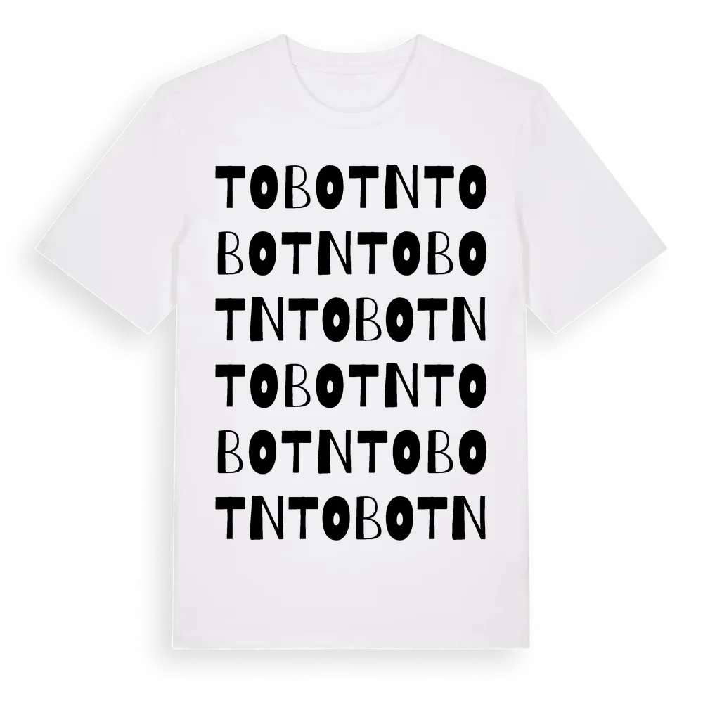 Tobotn ordlek t-shirt i miljö