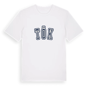 Tök college t-shirt – ekologisk bomull t-shirt från Pinshirt
