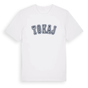 Tokaj college t-shirt – ekologisk bomull t-shirt från Pinshirt
