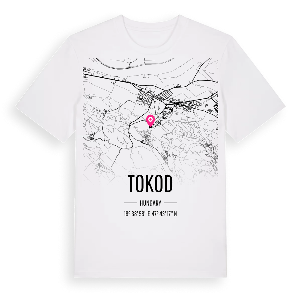 Tokod karta t-shirt – White, i miljö