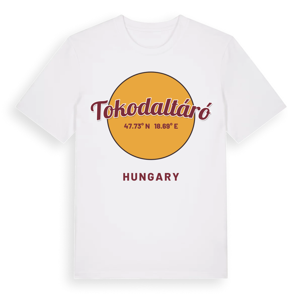 Tokodaltáró cirkel t-shirt – White, i miljö